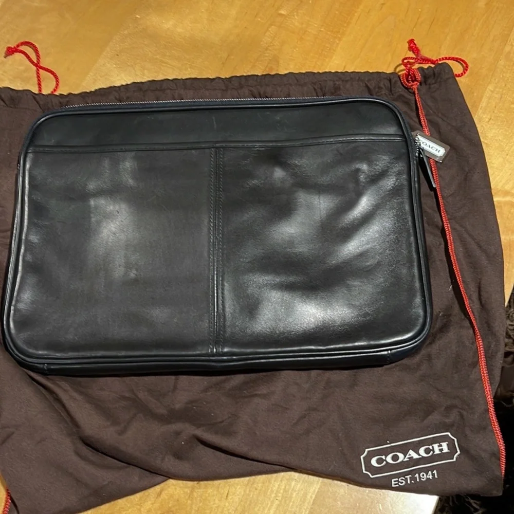 COACH brand no handle briefcase/document holder